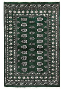 Darkgreen Bokhara 4' x 6' - No. 61084
