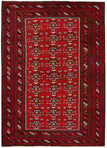 Multi Colored Baluchi 6' 9 x 10' 4 - SKU 61802