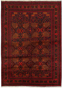 Multi Colored Baluchi 6' 9 x 10' - SKU 61803