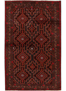 Multi Colored Baluchi 5' 11 x 9' 7 - SKU 61804