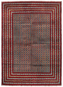 Multi Colored Baluchi 6' 2 x 9' 5 - SKU 61843