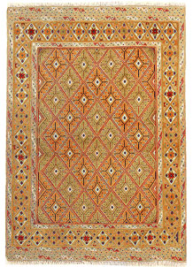 Multi Colored Mashwani 2' 8 x 3' 10 - SKU 61855