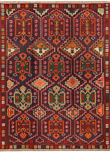 Multi Colored Baluchi 5' 11 x 7' 11 - No. 61868