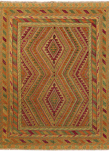 Multi Colored Mashwani 4' 8 x 6' 2 - SKU 61897