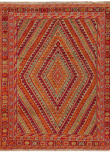 Multi Colored Mashwani 5' 2 x 6' 3 - SKU 61899