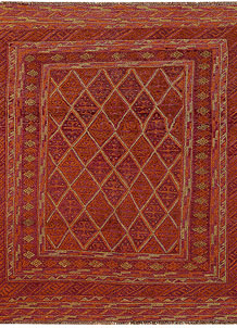 Multi Colored Mashwani 5' x 6' 2 - SKU 61902