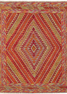 Multi Colored Mashwani 4' 9 x 6' - SKU 61906