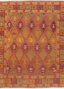 Multi Colored Mashwani 5' 3 x 5' 11 - SKU 61907