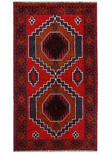 Firebrick Baluchi 3' 9 x 6' 7 - No. 62311