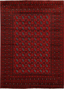 Dark Red Baluchi 6' 7 x 9' 2 - No. 62345