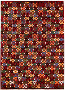 Multi Colored Baluchi 6' 11 x 9' 6 - No. 62374