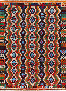 Multi Colored Baluchi 6' 4 x 7' 9 - No. 62375