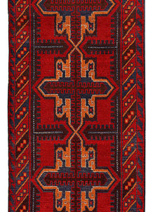 Firebrick Baluchi 2' 6 x 9' 7 - No. 62526