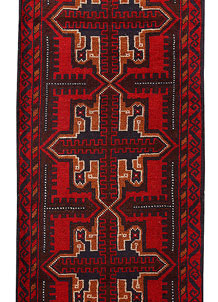 Firebrick Baluchi 2' 9 x 9' 10 - No. 62532