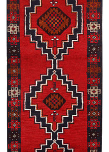 Firebrick Baluchi 2' 5 x 9' 8 - No. 62555