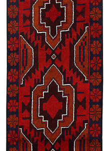 Firebrick Baluchi 2' 6 x 9' 8 - No. 62573