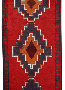 Firebrick Baluchi 2' 9 x 9' 9 - No. 62574