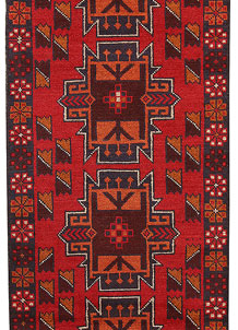 Firebrick Baluchi 2' 4 x 9' 1 - No. 62580