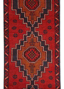 Firebrick Baluchi 2' 5 x 9' 5 - No. 62585