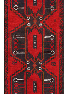 Firebrick Baluchi 2' 6 x 9' 10 - No. 62637