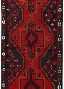 Dark Blue Baluchi 2' 7 x 6' 8 - No. 62665