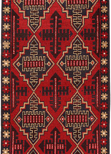 Firebrick Baluchi 2' 7 x 6' 7 - No. 62671