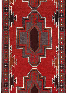 Firebrick Baluchi 2' 6 x 6' 6 - No. 62673