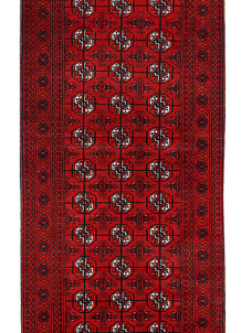 Dark Red Bokhara 2' 7 x 10' 11 - No. 63302