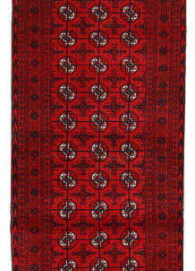 Dark Red Bokhara 2' 6 x 10' 9 - No. 63305