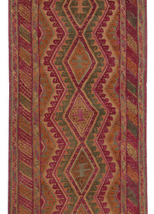 Multi Colored Mashwani 2' 11 x 11' 9 - No. 63314