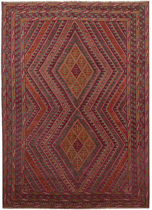 Multi Colored Mashwani 6' 7 x 8' 11 - No. 63389