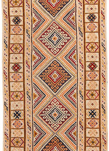 Multi Colored Mashwani 2' 1 x 6' 4 - No. 63413