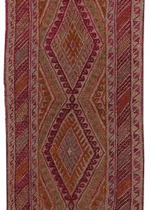 Multi Colored Mashwani 2' 6 x 11' 10 - No. 63500