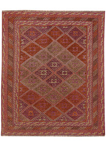 Multi Colored Mashwani 3' 10 x 4' 2 - No. 63801