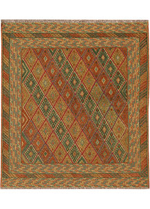 Multi Colored Mashwani 3' 9 x 4' 4 - No. 63803