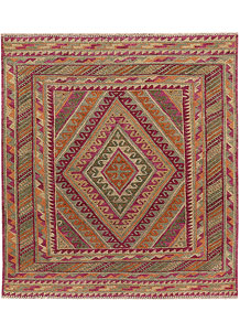 Multi Colored Mashwani 3' 8 x 4' 1 - No. 63806