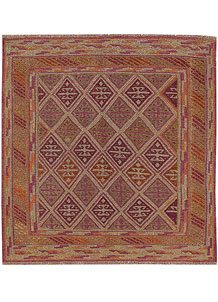 Multi Colored Mashwani 3' 10 x 4' 1 - No. 63809