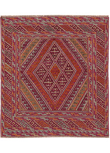 Multi Colored Mashwani 3' 10 x 4' 2 - No. 63825