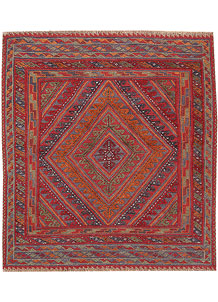 Multi Colored Mashwani 3' 9 x 4' 1 - No. 63839