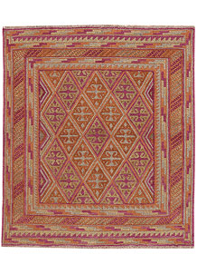 Multi Colored Mashwani 3' 8 x 4' 2 - No. 63843