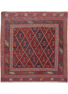 Multi Colored Mashwani 3' 8 x 3' 11 - No. 63847