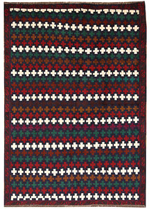 Dark Blue Baluchi 4' 4 x 6' 3 - SKU 64018