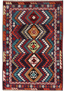 Multi Colored Baluchi 3' 10 x 5' 9 - No. 64066