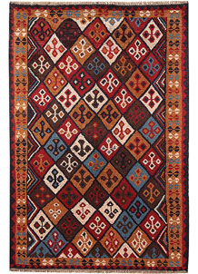 Multi Colored Baluchi 4' x 5' 11 - SKU 64083
