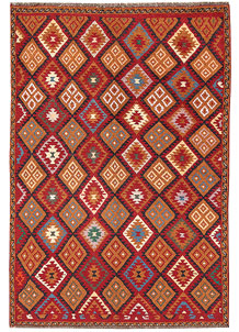 Firebrick Baluchi 4' x 5' 8 - SKU 64088