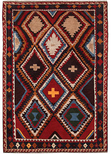 Multi Colored Baluchi 4' 2 x 5' 8 - SKU 64112