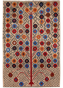 Tan Baluchi 3' 10 x 5' 10 - SKU 64118