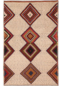 Tan Baluchi 3' 7 x 5' 8 - SKU 64122