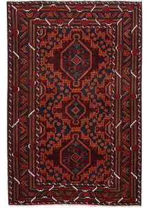 Dark Blue Baluchi 4' x 6' 1 - SKU 64158