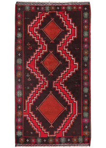 Saddle Brown Baluchi 3' 5 x 6' 2 - SKU 64261